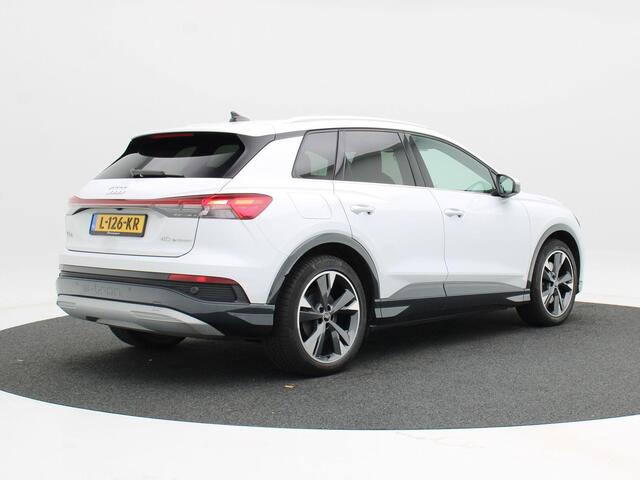 Audi Q4 e-tron 40 Launch edition Advanced 77 kWh 204 Pk Automaat | Adaptive Cruise | Climate Control | Stoelverwarming | Navigatie | Camera | Carplay | 137.503 Km!!