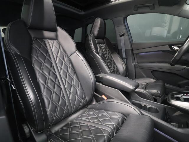 Audi Q4 e-tron 35 Launch edition Advanced Plus 55 kWh SOH 94% [SCHUIFKANTELDAK, APPLE CARPLAY, ANDROID, ADAPTIVE CRUISE, VOL LEDER, CAMERA, STOELVERWARMING, LEDVERLICHTING, CLIMATE, NIEUWSTAAT]