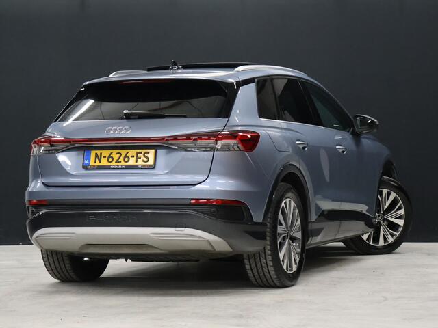 Audi Q4 e-tron 35 Launch edition Advanced Plus 55 kWh SOH 94% [SCHUIFKANTELDAK, APPLE CARPLAY, ANDROID, ADAPTIVE CRUISE, VOL LEDER, CAMERA, STOELVERWARMING, LEDVERLICHTING, CLIMATE, NIEUWSTAAT]