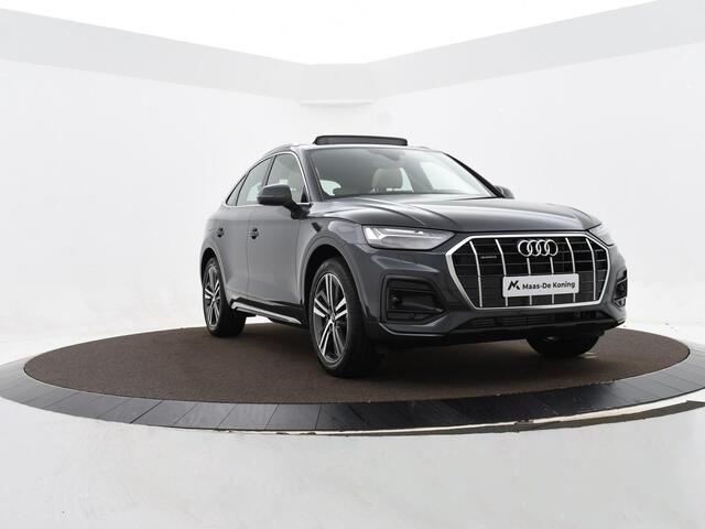 Audi Q5 Sportback Advanced edition 50 TFSI e 220 kW/299 PK · Luchtvering · Glazen panoramadak · Ass. pakket City + Tour · Lederen bekleding · MEGA Sale