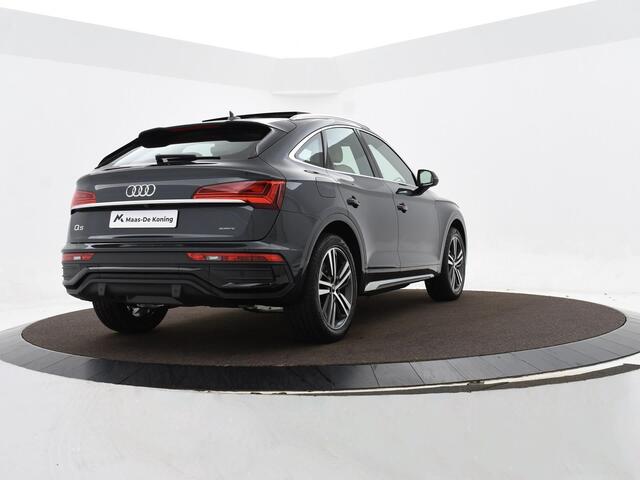 Audi Q5 Sportback Advanced edition 50 TFSI e 220 kW/299 PK · Luchtvering · Glazen panoramadak · Ass. pakket City + Tour · Lederen bekleding · MEGA Sale