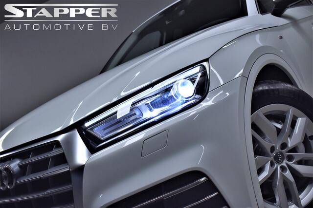 Audi Q5 50 TFSI e 299pk Quattro S-Line 1e. Eig Dealer OH Pano/Luchtvering/Trekhaak/Camera/Keyless/Navi/Led/Lmv18''