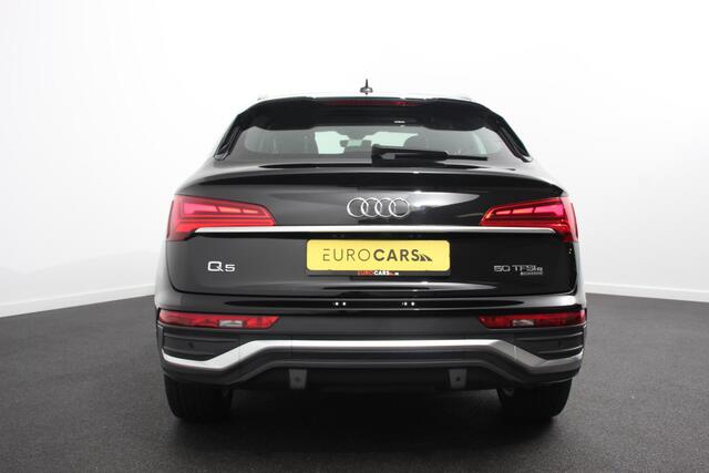 Audi Q5 Sportback 50 TFSI e S Edition S-Tronic Plug in Hybrid | Navigatie | Climate Control | Camera | Adaptive Cruise Control | Elektrische Achterklep | Led Matrix | Stoelverwarming |