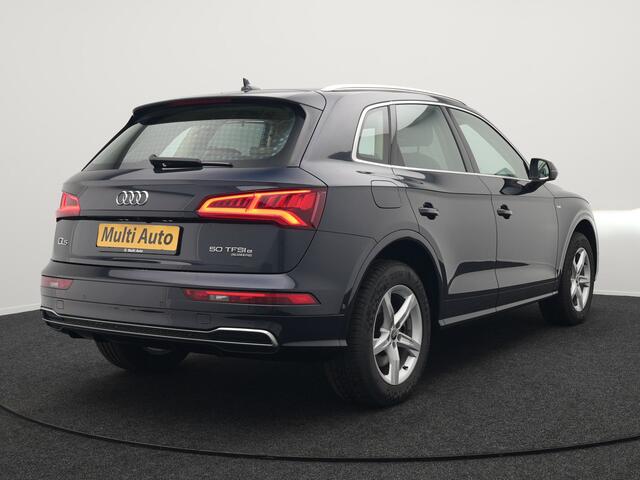 Audi Q5 50 TFSI e quattro S edition Plug In Hybrid 300pk Dealer O.H PHEV | 360 Camera | Lederen Sportstoelen Memory & Verwarmd | Navigatie | Cruise Control | Keyless | DAB | Virtual |