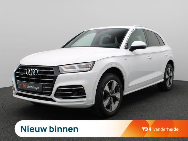 Audi Q5 50 TFSI e quattro S edition 299PK S-Tronic Adaptieve Cruise Controle, 360gr. Camera, Keyless, B&O Soundsysteem, Matrix-LED verlichting, Side Assist, Elektr. Achterklep, Stoelverwarming, Elektr. verst. stoelen, 19" LM Velgen