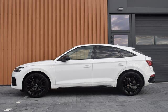 Audi Q5 Sportback 50 TFSI e 299pk S-line | Cognac leder | Luchtvering | Carbon | 22"