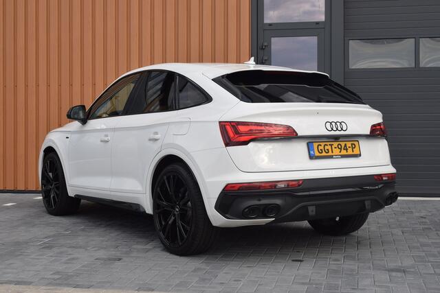Audi Q5 Sportback 50 TFSI e 299pk S-line | Cognac leder | Luchtvering | Carbon | 22"