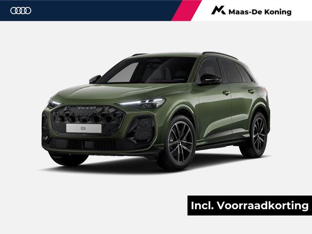 Audi Q5 2.0 TFSI e-hybrid quattro S edition 299 PK · Tech pro · Adaptieve luchtvering · Elek. wegklapbare trekhaak · Glazen panoramadak