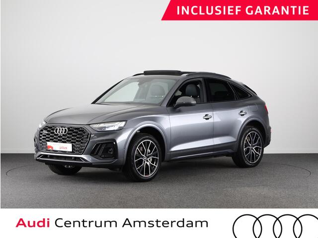 Audi Q5 Sportback 55 TFSI e S edition 367 pk S-tronic | SoH 100% | Navigatie | Panoramadak | Parkeersensoren (Park assist) | Rondomzicht camera | Elktr. Voorstoelen | Stoelverwarming |