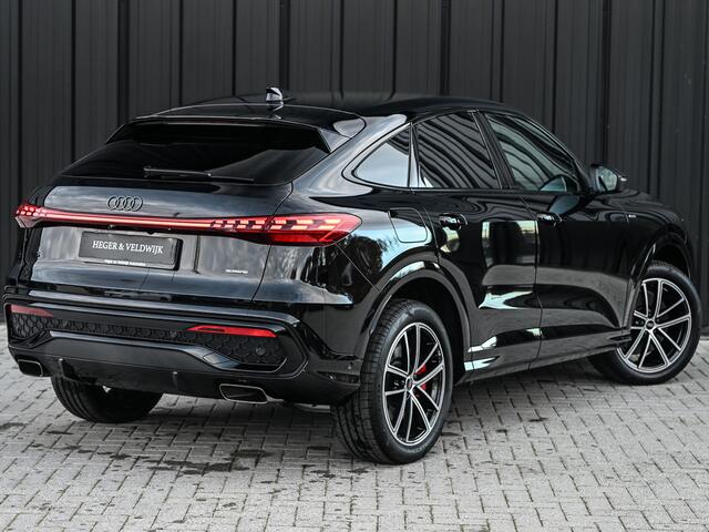 Audi Q5 Sportback 2.0 TFSI 368 PK E-HYBRID QUATTRO S EDITION COMPETITION | S-SEATS ADAPTIVE CRUISE | KEYLESS | STOELVERWARMING | ALCANTARA | 360 CAMERA | VIRTUAL COCKPIT | MEMORY SEAT | EL. TREKHAAK