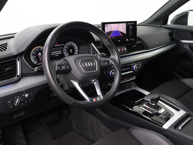 Audi Q5 Sportback 55 TFSI e S edition | 367 PK | SoH 100% | Trekhaak | Matrix LED koplampen | Luchtvering | Head-up display | B & O soundsystem | 21" LM velgen |