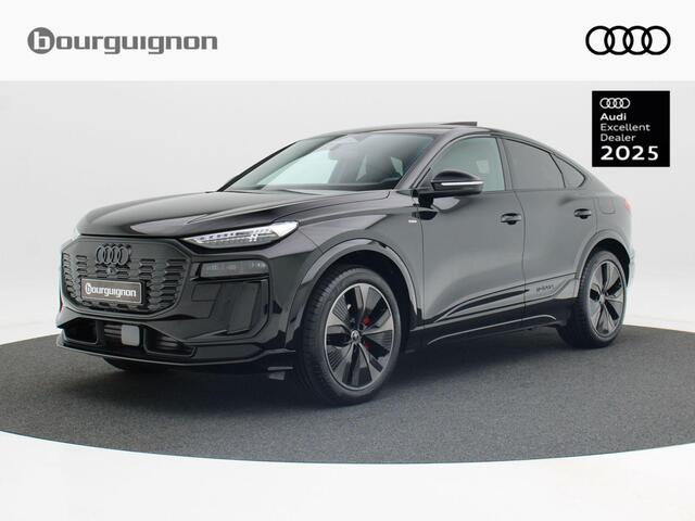 Audi Q6 S edition e-tron 55 100 kWh | 388 PK | 21 inch velgen | Privacyglas | Zwart optiek | Glazen Panoramadak | Rode remzadels |