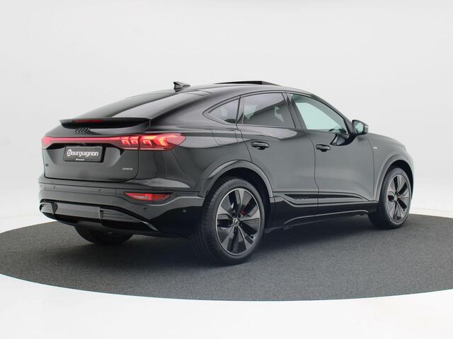 Audi Q6 S edition e-tron 55 100 kWh | 388 PK | 21 inch velgen | Privacyglas | Zwart optiek | Glazen Panoramadak | Rode remzadels |