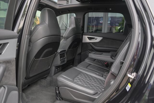 Audi Q7 55 TFSIe 380pk Quattro Panoramadak Luchtvering RS-Leder ACC BlackOptic VirtualCockpit Navi-High Matrix Keyless Camera 22''
