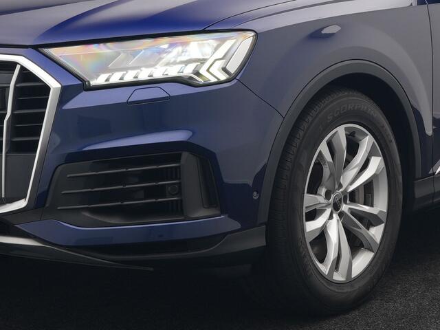 Audi Q7 55 TFSI e Quattro Pro Line Plug In Hybrid 381pk Dealer O.H PHEV | Luchtvering | Trekhaak Af Fabriek | Panodak | Adaptive Cruise | Matrix LED | Camera | Lederen Sportstoelen Memory & Ventilatie | Navigatie | Keyless | Virtual | DAB |