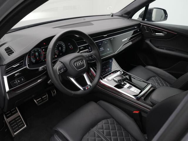 Audi Q7 7 pers. 50 TDI 286 pk tiptronic quattro S edition / Competition Plus | B&O Advanced | Panoramadak | Trekhaak | Standkachel | Valcona leder | Laser LED | Sportstoelen plus | Geheugen-/massagestoelen