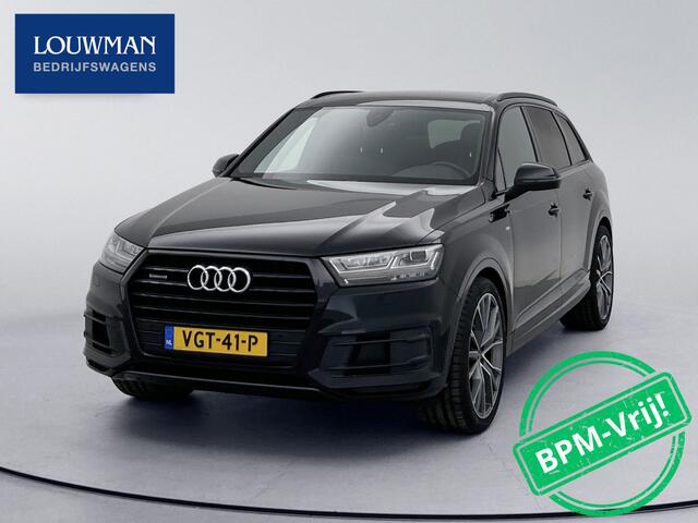 Audi Q7 3.0 TDI Quattro S-Line Grijs kenteken 22"inch lichtmetaal Leder Bose Led Elektrische trekhaak