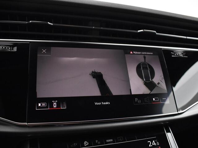 Audi Q7 Pro Line Advanced 55 TFSI e 394 PK · Assist. pakket parking plus + tour + city · Comfortsleutel · Trekhaak · Stoelverwarming voor + achter · Stoelmassage + ventilatie