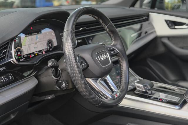 Audi Q7 60 TFSIe 455pk Competition Hybrid Panoramadak *BTW* Head-up Trekhaak elektrisch Leder Adaptive cruise DAB Carplay