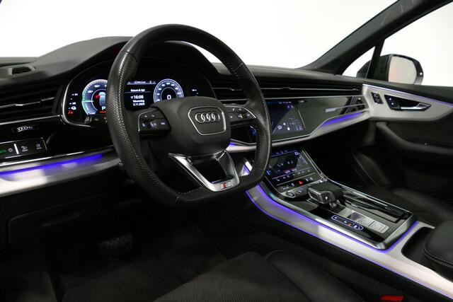 Audi Q7 60 TFSI e quattro Competition / SQ7 Diffuser / HD Laser Matrix LED / Panoramadak / Luchtvering / Elektr. verstelbare voorstoelen + memory / Rondomzichtcamera / Bang & Olufsen 3D Sound / Dodehoek detectie / Apple Carplay - Android Auto / HUD / 22'' LMV / S