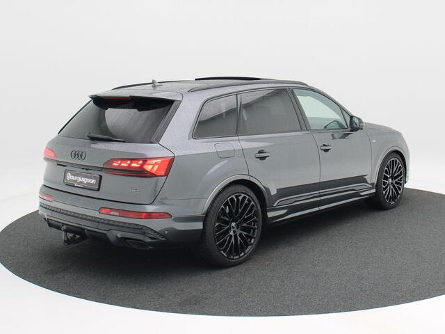 Audi Q7 60 TFSi e 490 Pk Automaat quattro S-Line | Panoramadak | Valcona Leder | Stoelverwarming | B&O Audio | 4wiel Besturing | Trekhaak | 22 Inch | 11.625 Km!!
