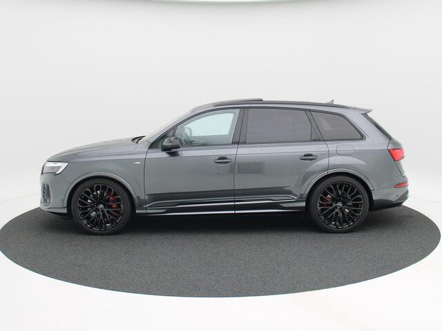 Audi Q7 60 TFSi e 490 Pk Automaat quattro S-Line | Panoramadak | Valcona Leder | Stoelverwarming | B&O Audio | 4wiel Besturing | Trekhaak | 22 Inch | 11.625 Km!!