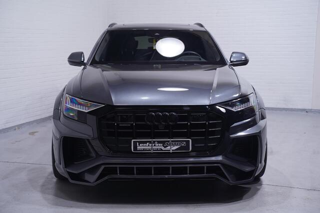 Audi Q8 55 TFSI quattro Prior bodykit en tuning 430PK pano digi-cockpit Vossen 23"lmv head-up keyless entry en start Matrix verlichting 4-zone clima ACC black-line B&O 360 Camera Led-verlichting lane-assist