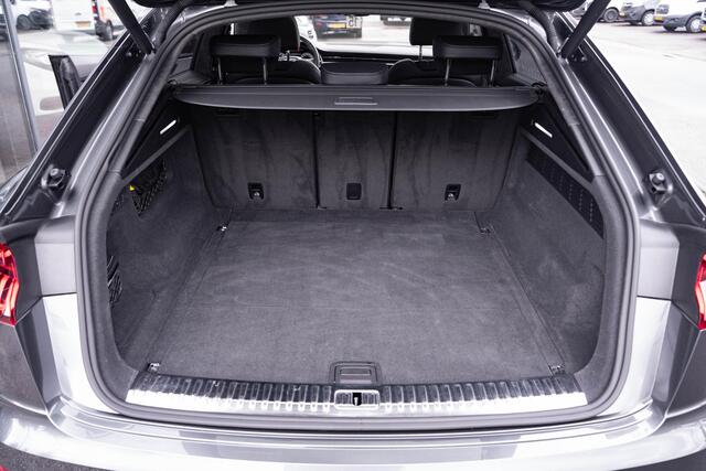 Audi Q8 55 TFSI quattro Prior bodykit en tuning 430PK pano digi-cockpit Vossen 23"lmv head-up keyless entry en start Matrix verlichting 4-zone clima ACC black-line B&O 360 Camera Led-verlichting lane-assist