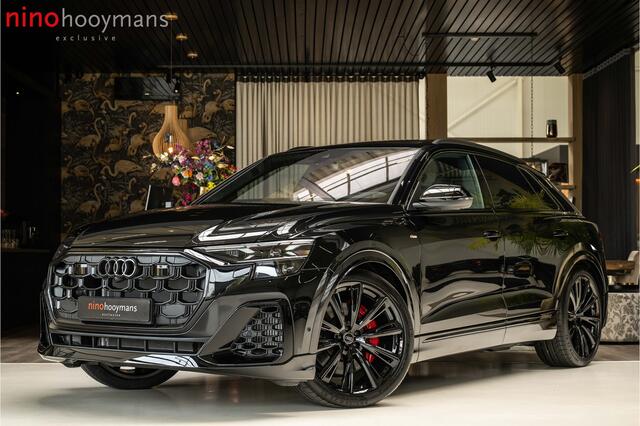 Audi Q8 60 TFSI e Competition | 5 jaar garantie | Alcantara | Rood stiksel | Rode gordel | Soft-close | 5 jaar garantie |