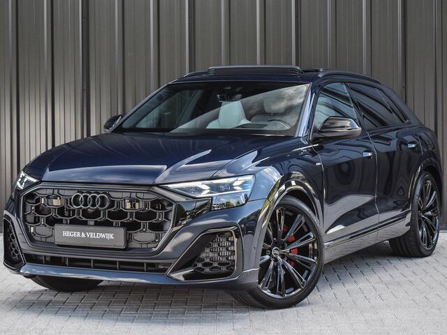 Audi Q8 60 TFSI e QUATTRO PRO LINE S COMPETITION | EXCLUSIVE INTERIEUR | MEMORY SEATS | BANG&OLUFSEN | HEAD-UP | PANORAMADAK | 360 CAMERA | CARBON INLEG | SOFT-CLOSE | TREKHAAK | AMBIANCE INTERIEUR | ADAPTIVE CRUISE |