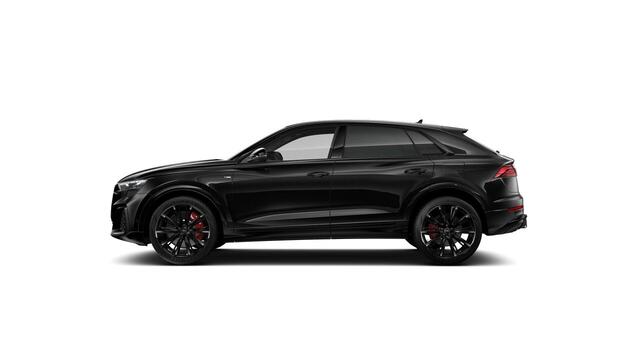 Audi Q8 55 TFSI e quattro Pro Line S 394pk | Rood stiksel / Gordels | Panoramadak | B&O | Vierwielbesturing | Ass.Plus.Remote | Sportstoel Plus | 23'' inch Zwart | Trekhaak |