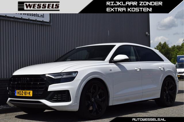Audi Q8 55 TFSI e quattro S-line Virtual cockpit, Cruise, Stoelverwarming, Camera, Trekhaak, Luchtvering