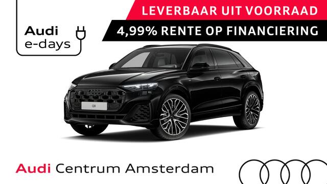 Audi Q8 55 TFSI e quattro Pro Line S 394pk | Servosluiting | Panoramadak | B&O | Ass.Plus.Remote | Sportstoel Plus | 23'' inch zilver | Trekhaak |