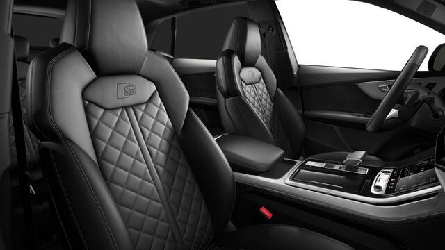 Audi Q8 55 TFSI e quattro Pro Line S 394pk | Servosluiting | Panoramadak | B&O | Ass.Plus.Remote | Sportstoel Plus | 23'' inch zilver | Trekhaak |