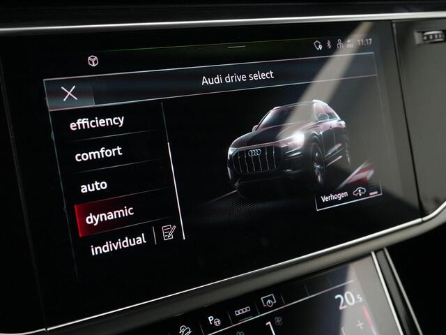 Audi Q8 55 TFSI e 280 kW / 381 pk quattro Tiptronic Pro Line S | Panoramadak | Rondomzicht camera | Bang & Olufsen sound | Luchtvering | Standkachel | Trekhaak | 22 inch