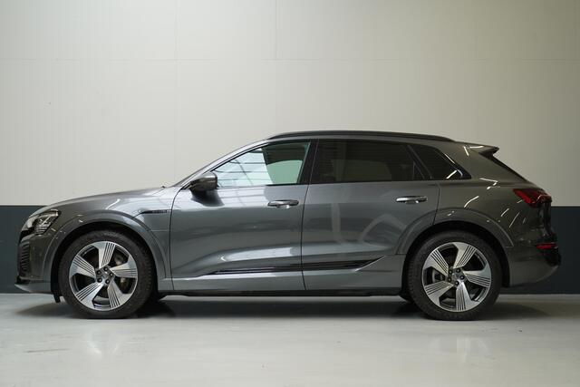 Audi Q8 e-tron 55 quattro 408pk S Edition 115 kWh | Head-Up | BTW | Panoramadak | Leder | Keyless | Trekhaak afn. | B&O