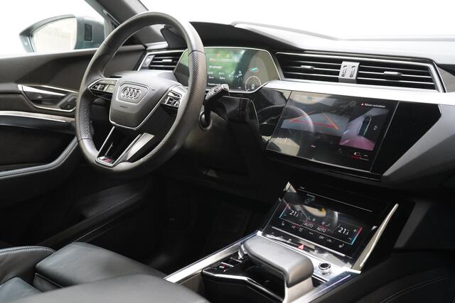 Audi Q8 e-tron 55 quattro 408pk S Edition 115 kWh | Head-Up | BTW | Panoramadak | Leder | Keyless | Trekhaak afn. | B&O