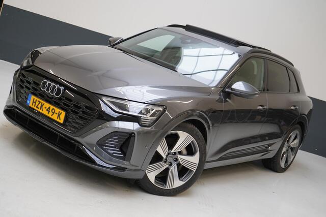 Audi Q8 e-tron 55 quattro 408pk S Edition 115 kWh | Head-Up | BTW | Panoramadak | Leder | Keyless | Trekhaak afn. | B&O