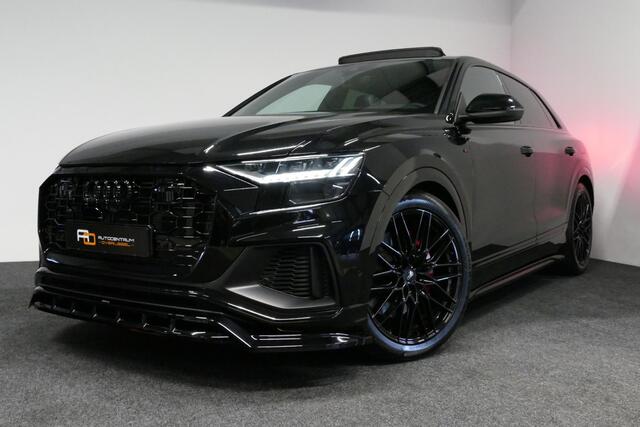 Audi Q8 55 TFSI e quattro Pro Line S / RSQ8 Diffuser / RSQ8 Grill / Maxton Design Bodykit V.2 / Panoramadak / RS Sportstoelen / Elektr. verstelbare voorstoelen + memory / Sport Luchtvering / Matrix LED / Ambienteverlichting plus / Apple Carplay - Android Auto / B