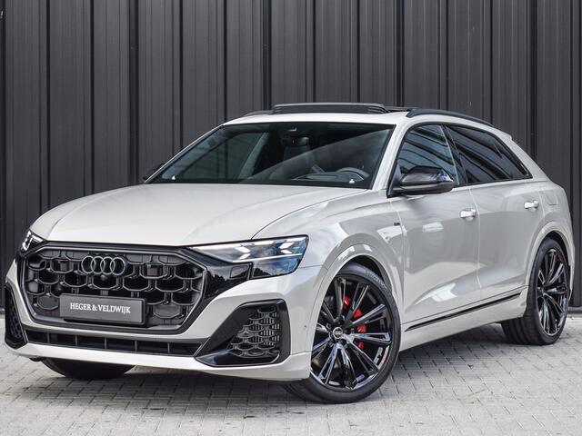 Audi Q8 60 TFSI e QUATTRO PRO LINE S COMPETITION | PANORAMADAK | BANG & OLUFSEN ADVANCED | S-SEATS | CARBON INLEG | HEAD-UP | 360 CAMERA | MEMORY SEATS | ADAPTIVE CRUISE | AMBIANCE INTERIEUR | SOFT-CLOSE | LEDEREN INTERIEUR DELEN | TREKHAAK