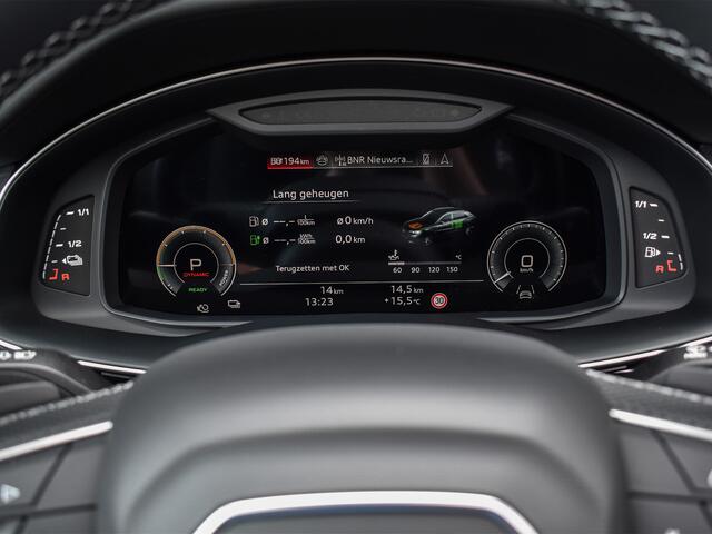 Audi Q8 60 TFSI e QUATTRO PRO LINE S COMPETITION | PANORAMADAK | BANG & OLUFSEN ADVANCED | S-SEATS | CARBON INLEG | HEAD-UP | 360 CAMERA | MEMORY SEATS | ADAPTIVE CRUISE | AMBIANCE INTERIEUR | SOFT-CLOSE | LEDEREN INTERIEUR DELEN | TREKHAAK