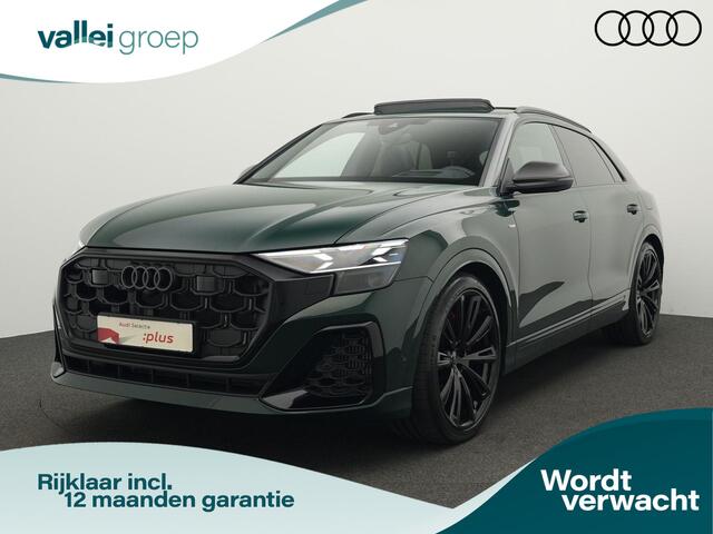Audi Q8 60 TFSI e tiptronic quattro Pro Line S Competition | Goodwood Green(Audi Exclusive) | Panoramadak | Trekhaak | Vierwielsturing | Sportstoelen plus | Laser LED | Bang & Olufsen | Rondomzicht camera