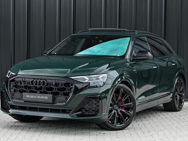 Audi Q8 60 TFSI e quattro Pro Line S COMPETITION | B&O ADVANCED | PANORAMADAK | MASSAGE STOELEN | 4 WIEL BESTURING | ADAPTIVE CRUISE | HEAD-UP | ALCANTARA HEMEL | SOFT CLOSE | STOELMASSAGE | OLED ACHTERLICHTEN | STOELVERWARMING + VENTILATIE | TREKHAAK