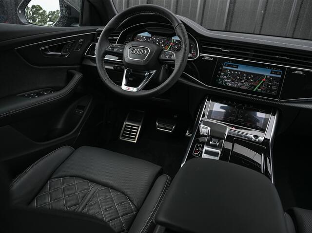 Audi Q8 60 TFSI e QUATTRO ABT AERO COMPETITION | CARBON | B&O SOUND SYSTEM | STOELMASSAGE | HEAD-UP | 4 WIEL BESTURING | ALCANTARA HEMEL | OLED ACHTERLICHTEN | PANORAMADAK | STOELVERWARMING EN -VERKOELING | 360 CAMERA | EL. TREKHAAK