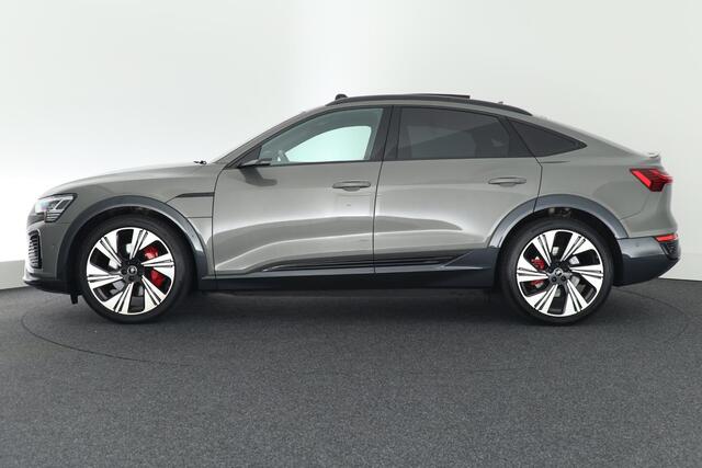 Audi Q8 Sportback e-tron 55 408pk quattro 2x S-Line 115 kWh Cameraspiegles B&O Leder Memory Luchtvering Stoelverwarming Panoramadak