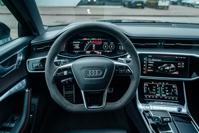Audi RS6 Avant ABT RS6-S 700 ABT HR22 Matt Racing Gold | Audi Exclusive | Carbon optiek | RS Design pakket rood | Dynamic plus incl keramisch | uitgebreid leder pakket HD Maxtrix LED | Panorama dak | Assistentiepakket Tour + City + Parkeren | B&O sound | Comfort s
