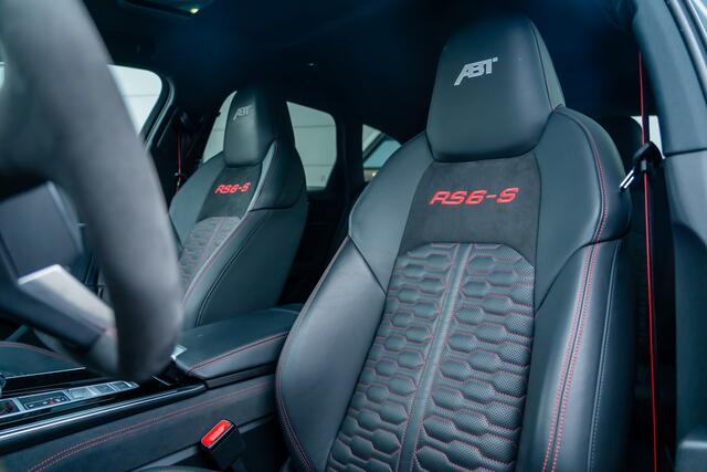 Audi RS6 Avant ABT RS6-S 700 ABT HR22 Matt Racing Gold | Audi Exclusive | Carbon optiek | RS Design pakket rood | Dynamic plus incl keramisch | uitgebreid leder pakket HD Maxtrix LED | Panorama dak | Assistentiepakket Tour + City + Parkeren | B&O sound | Comfort s