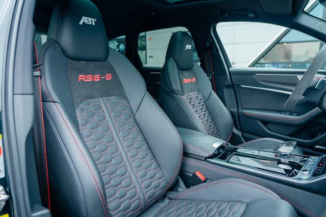 Audi RS6 Avant ABT RS6-S 700 ABT HR22 Matt Racing Gold | Audi Exclusive | Carbon optiek | RS Design pakket rood | Dynamic plus incl keramisch | uitgebreid leder pakket HD Maxtrix LED | Panorama dak | Assistentiepakket Tour + City + Parkeren | B&O sound | Comfort s