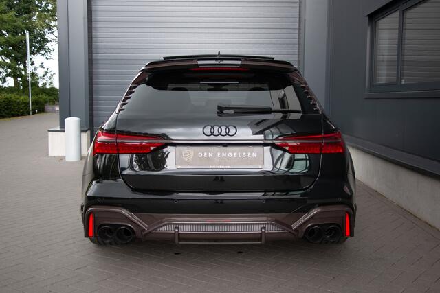 Audi RS6 Avant Johann ABT Signature Edition | 800PK | BTW | B&O+ | Ceramic Brakes | 360 Cam | ACC | Pano | Softclose | Lane & Side Assist | Fabrieksgarantie | Neus PPF | Carbon | Apple & Android Carplay | Dynamic+ | Achterasbesturing | Dynamic Plus Pack |Ambianc