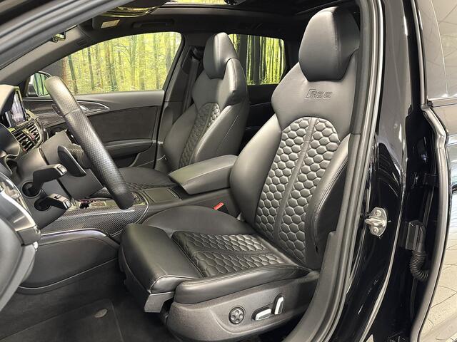 Audi RS6 4.0 TFSI Quattro Performance Pro Line Plus | 605 PK! | Keramische Remmen | Panoramadak | Leder | Apple Carplay | Android Auto | Adaptieve Cruise Control | Dodehoek Sensor | Lane Assist | Bose | 360° Graden Camera |